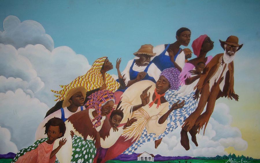 Leo and Diane Dillon painting